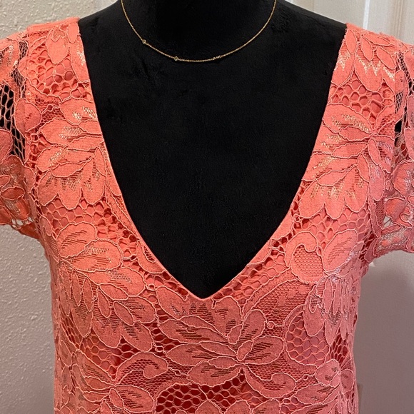 BB DAKOTA women’s Rene scallop lace shirt dress - Picture 7 of 15